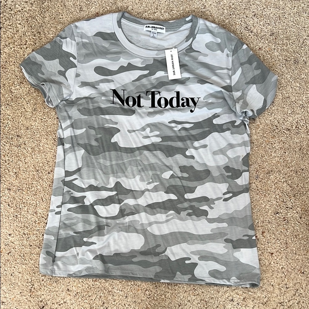 Sub_urban Riot Not Today Camo T-Shirt